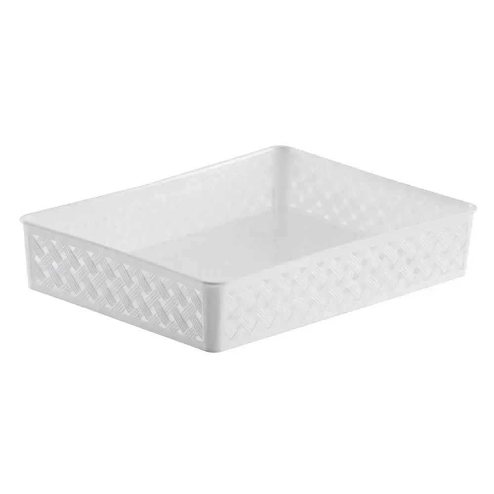 Cesto Organizador Rattan 34 25 6,5 Cm