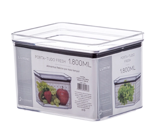 Pote Hermetico Porta Tudo FRESH 1,8L Paramount 1371