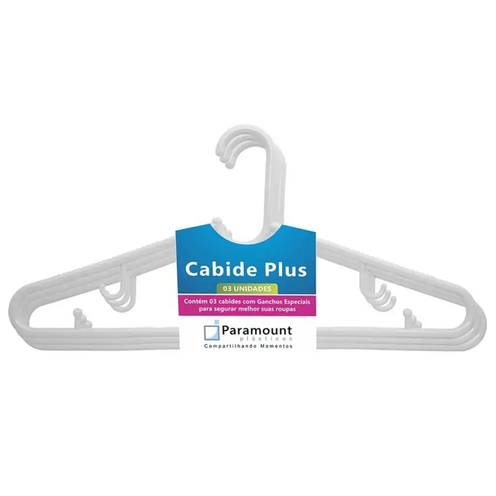 Cabide Plus C/3pcs Color 232