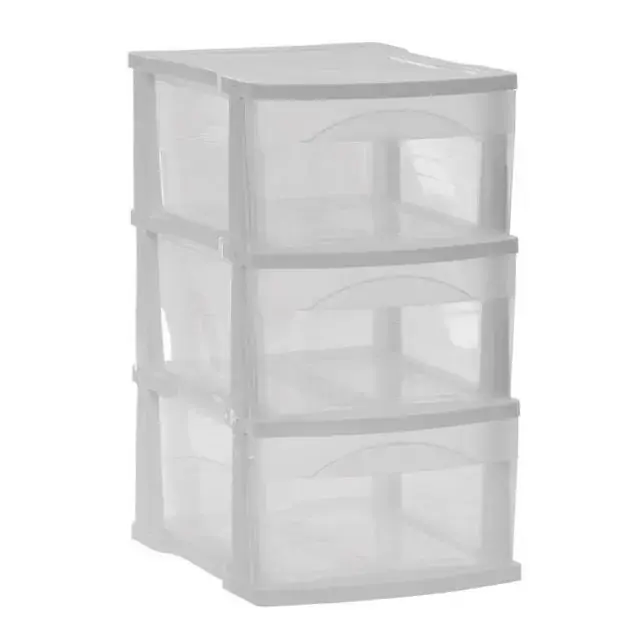 Gaveteiro Grande Com 3 Gavetas Bco 392 Paramount