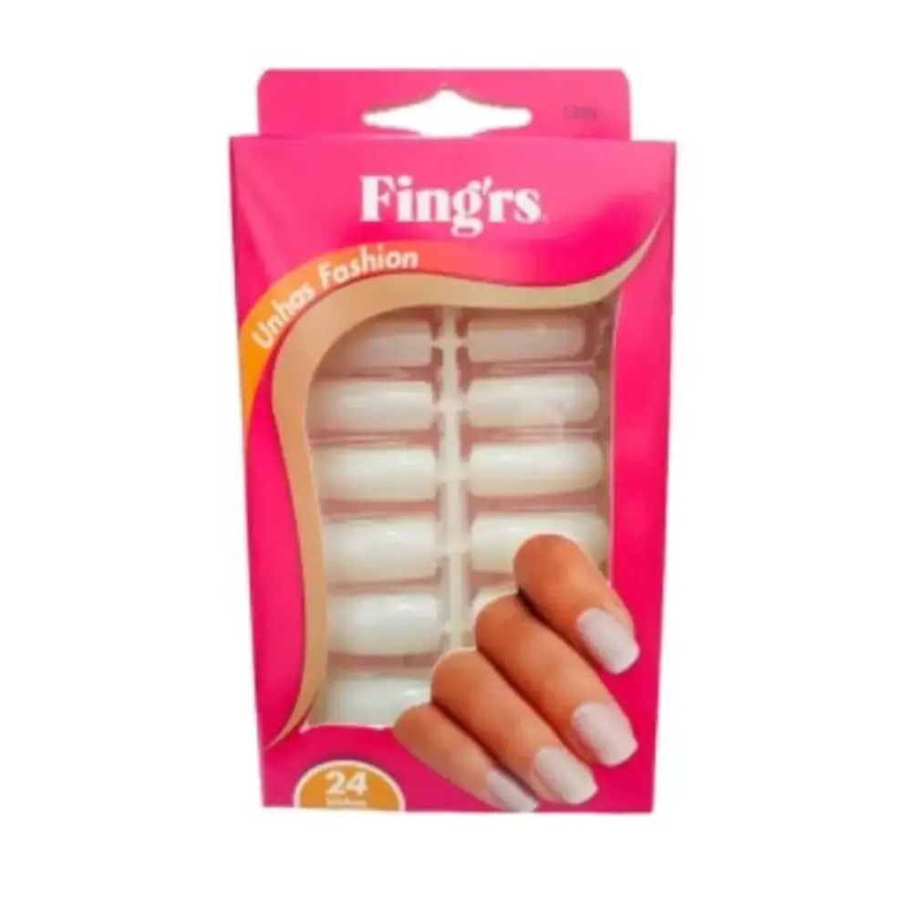 Fingrs R 1292 Unha Post Curva Nat Fashion