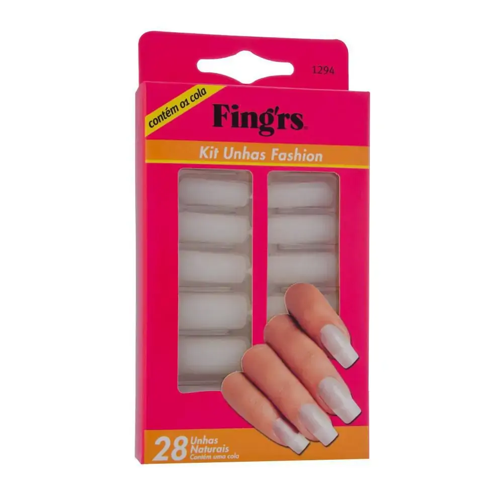 Fingrs R 1294 Unha Post Fashion C/28 C/cola