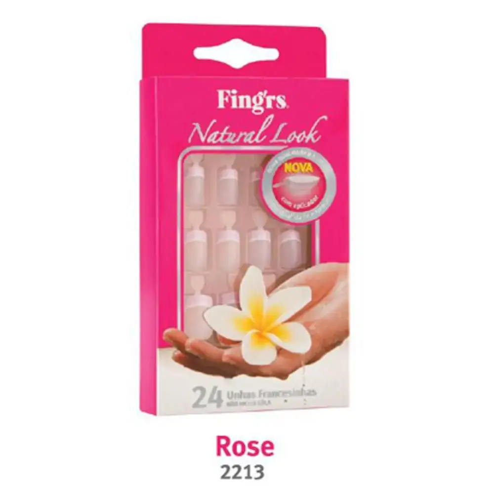 Fingrs R 2213 Unha Post Francesinha Pink