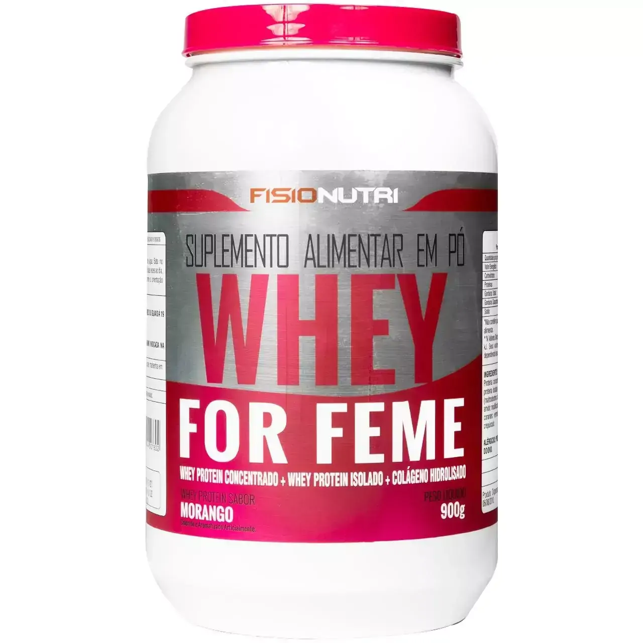WHEY PROTEIN FEMME ISOLADO + COLÁGENO HIDROLISADO - MORANGO