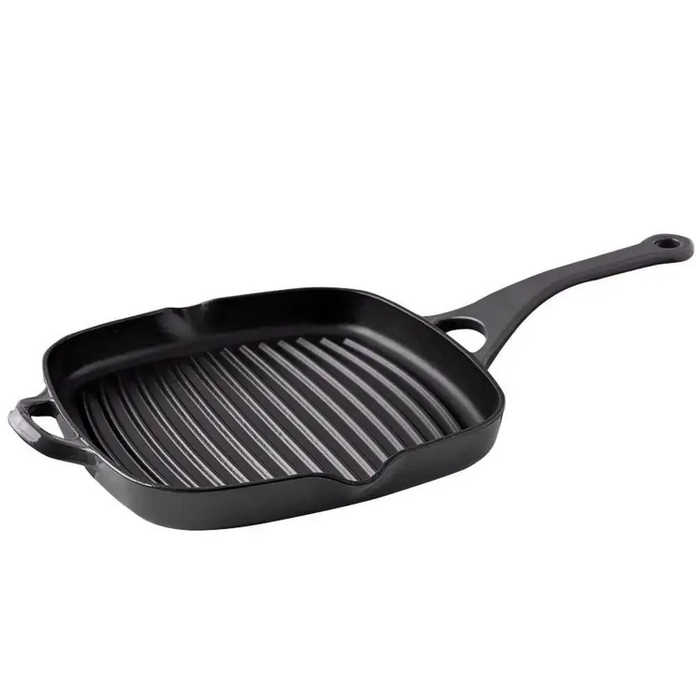 Grill de Ferro Fundido 24cm 1L Sauté Haus Cinza 57502/153