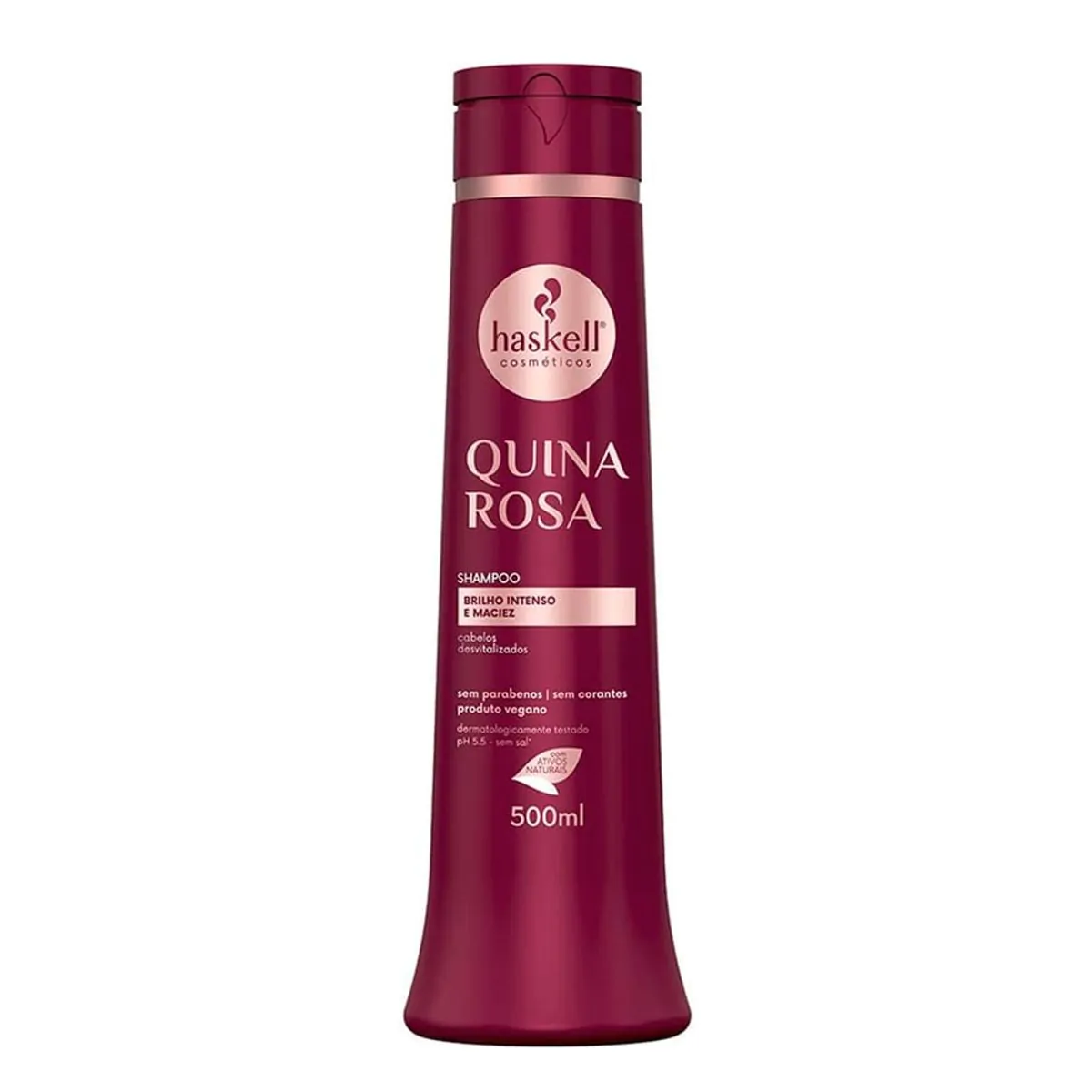 Shampoo Haskell Quina Rosa 500ml