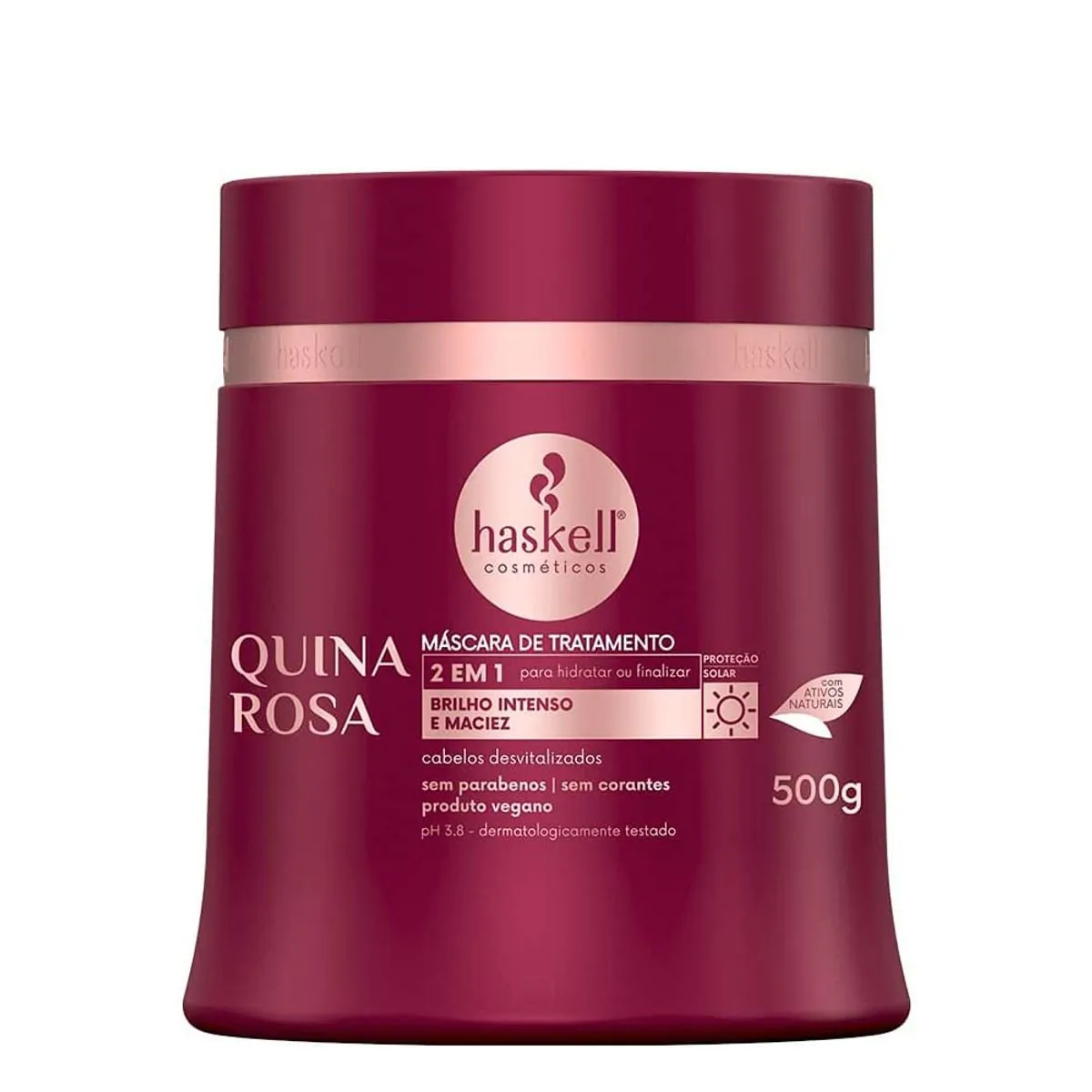 Máscara De Hidratação Quinoa Rosa Haskell Máscara