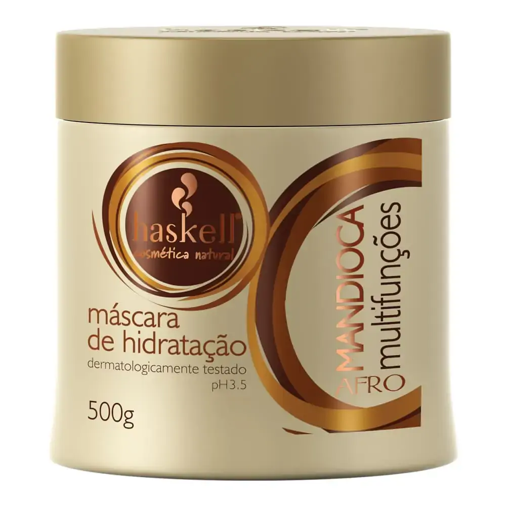 Mascara Capilar Haskell Mandioca Afro 500gr