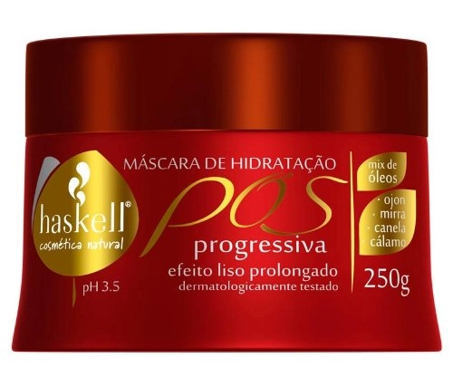 Mascara De Hidratacao Pos Progresiva 250g Haskell