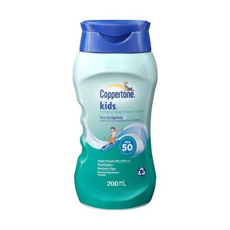 Protetor Solar Kids Fps 50 Sem Perfume Coppertone Frasco 200ml