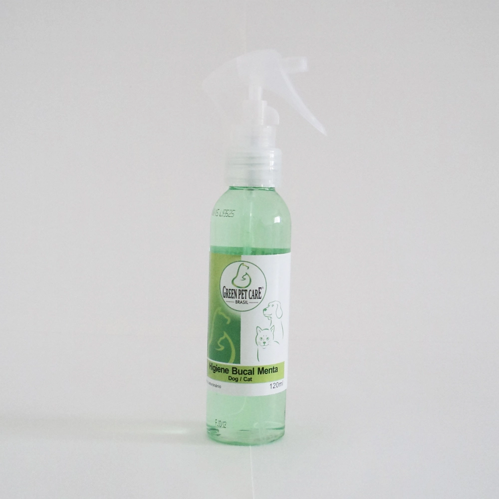 Spray Higiene Bucal Menta Dog Cat Green Pet Care 120ml