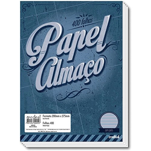 Papel Almaco Pauta Branca C/