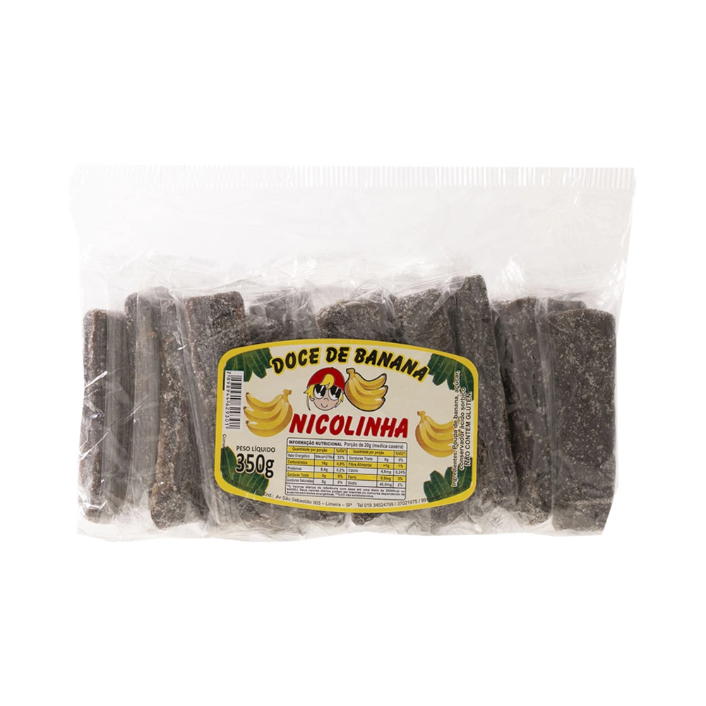 Doce De Banana Nicolinha 350g