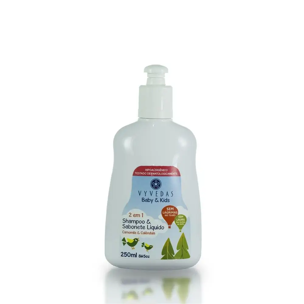 Shampoo E Sabonete Baby Líq 250ml Vyvedas