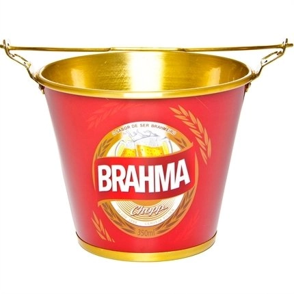 Balde Em Alumínio Brahma Chopp Doctor Cooler