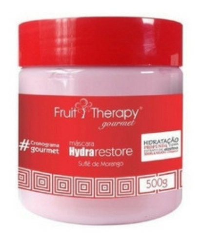 Mascara Fruit Therapy Sufle Morango 500g