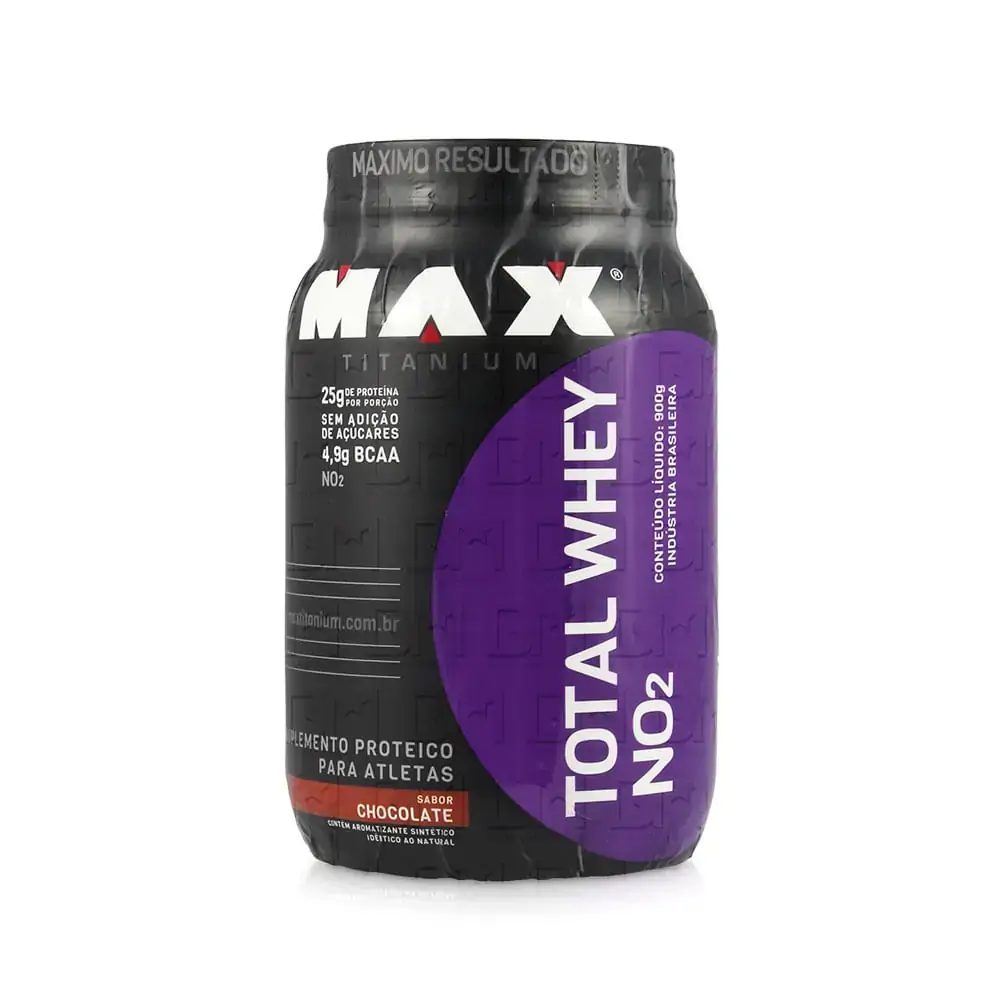 Esportivo Max Titanium Total Whey Pote Pó 900 Gramas