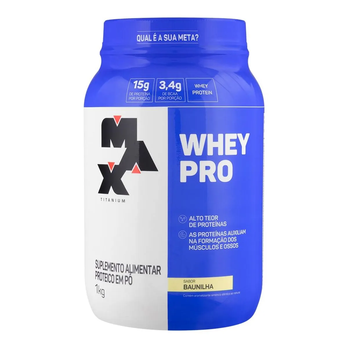 Whey Protein Pro Max Titanium Pó Baunilha 1kg