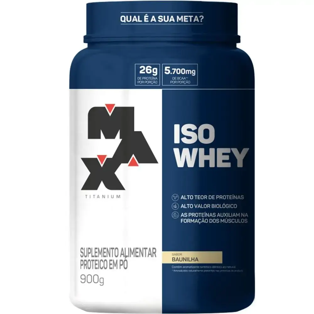 Iso Whey Max Titanium Baunilha
