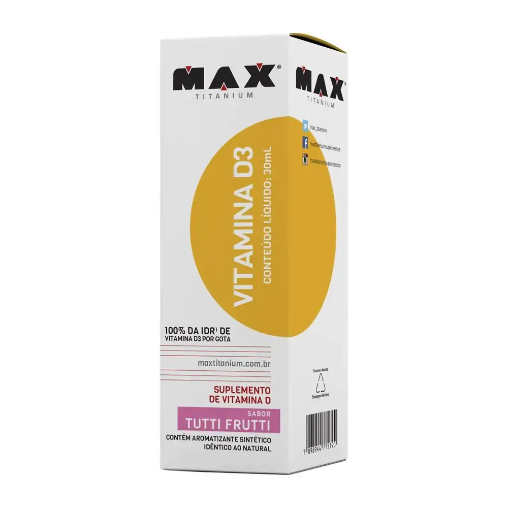 Vit D3 30ml Tutti Frutti Max T