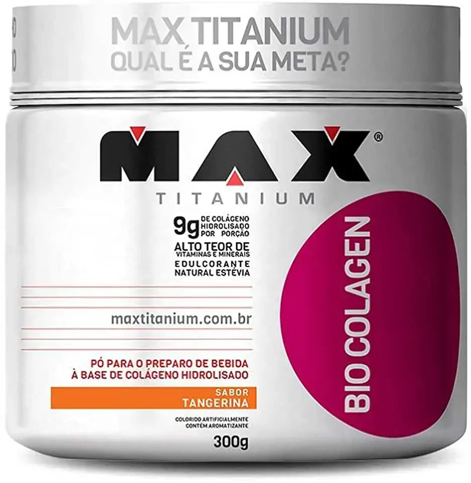 Bio Colagen 300g Frutas Vermelhas Max Titanium