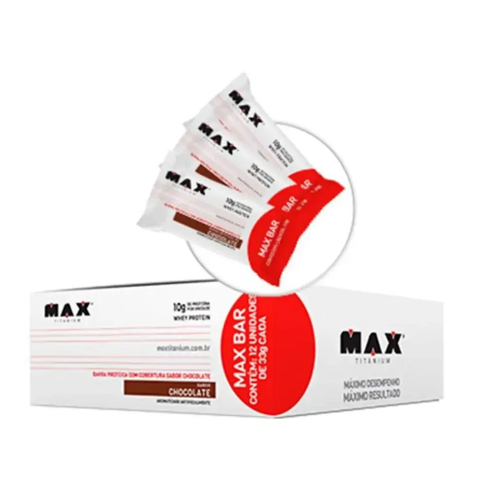 Max Bar Cx C/12 Morango Max Titanium .