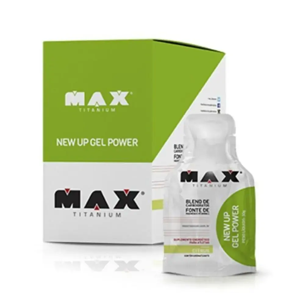 New Up Gel Power Sabor Citrus 30g Max Titanium
