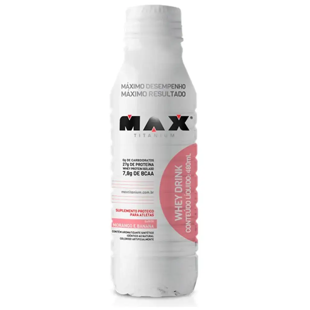 Whey Drink 480ml Maracujá Max Titanium
