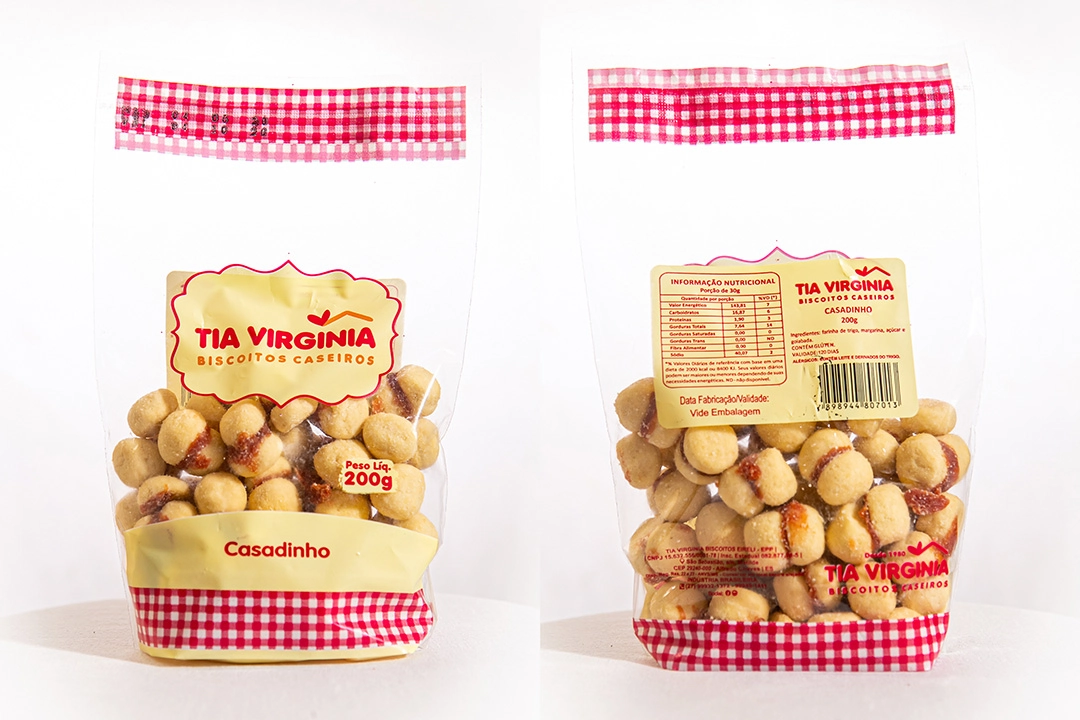 Biscoito Caseiro Tia Virginia Casadinho 200g
