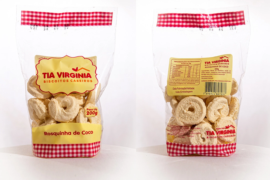 Bisc.tia Virginia 200gr Rosquinha Coco