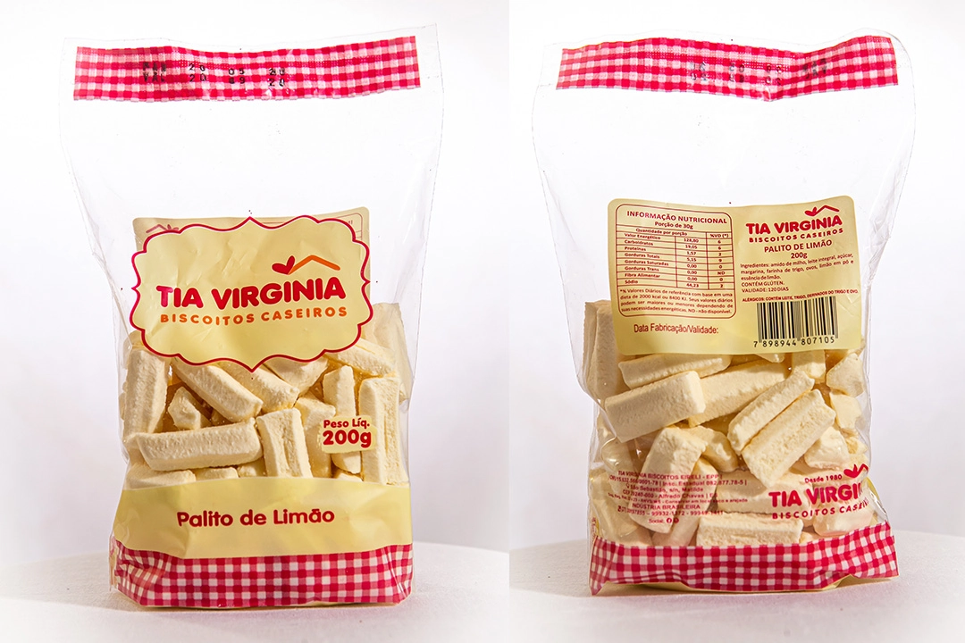Biscoito Palito De Limao Tia Virg 200g