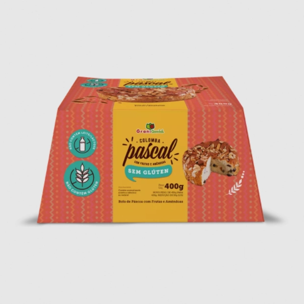 Colomba Pascal Grani Amici 400g Com Frutas