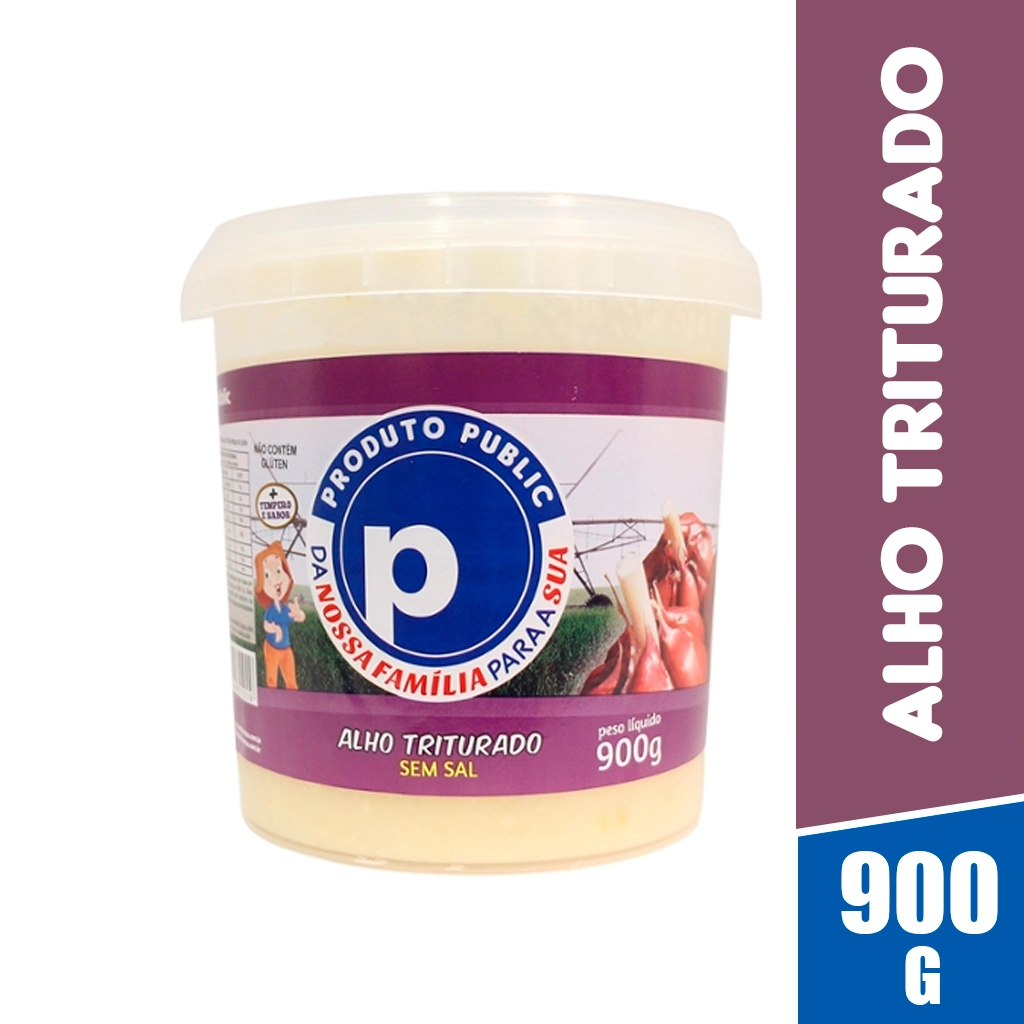 Alho Triturado Public Pote 900g