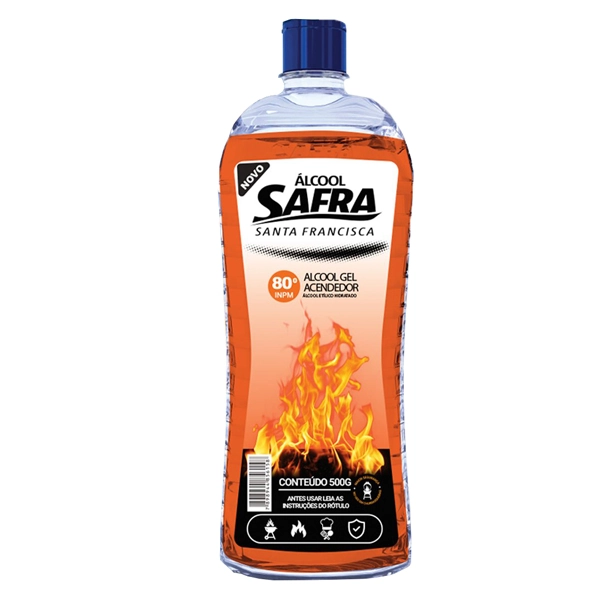 Alcool Gel Safra P/acender 80