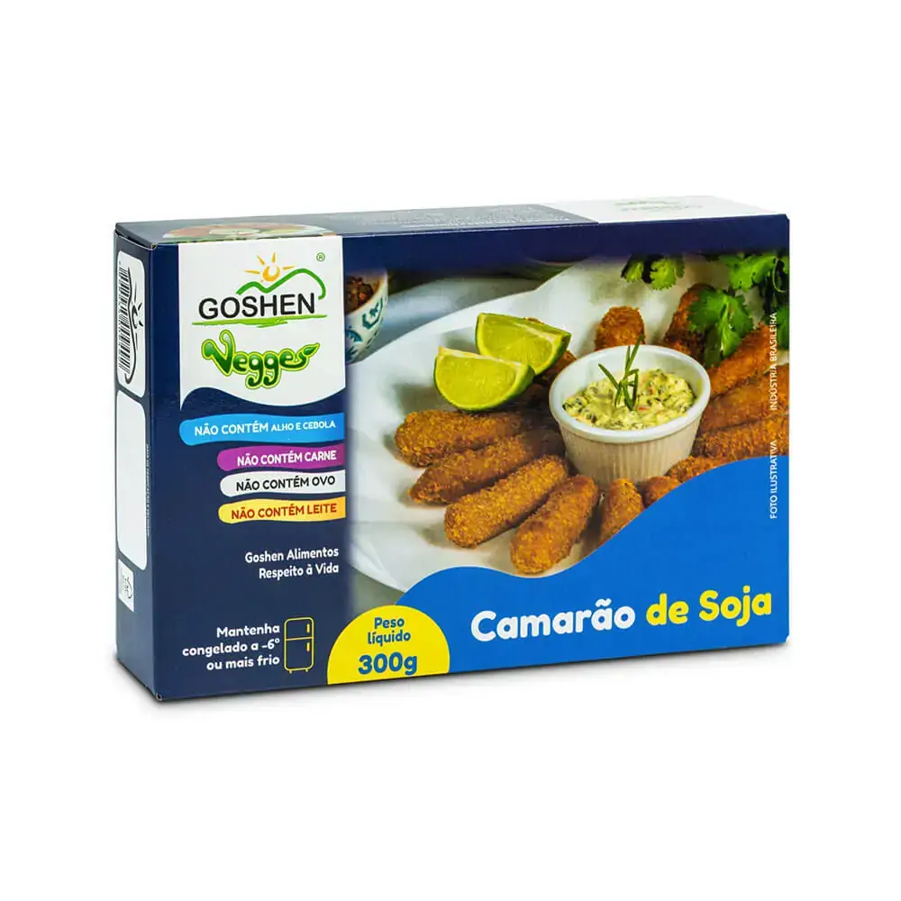 Veggie Camarao De Soja 300 G Congelado: 6 C Ou Mais Frio