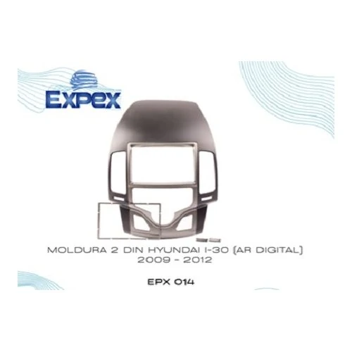 Moldura de Som 2 Din Ar Digital - EXPEX EPX014