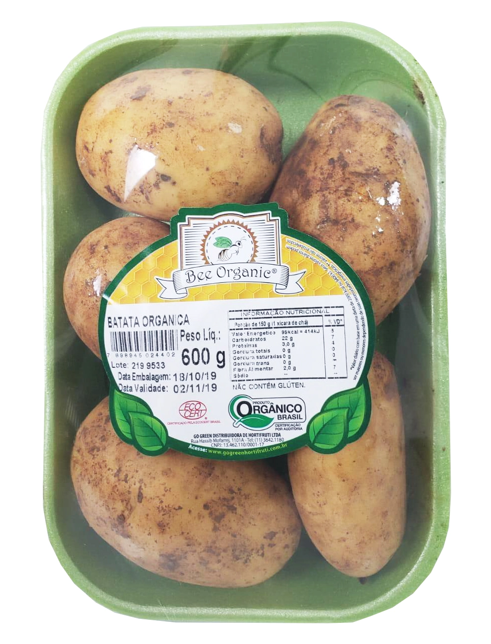 Batata Organica Go Green