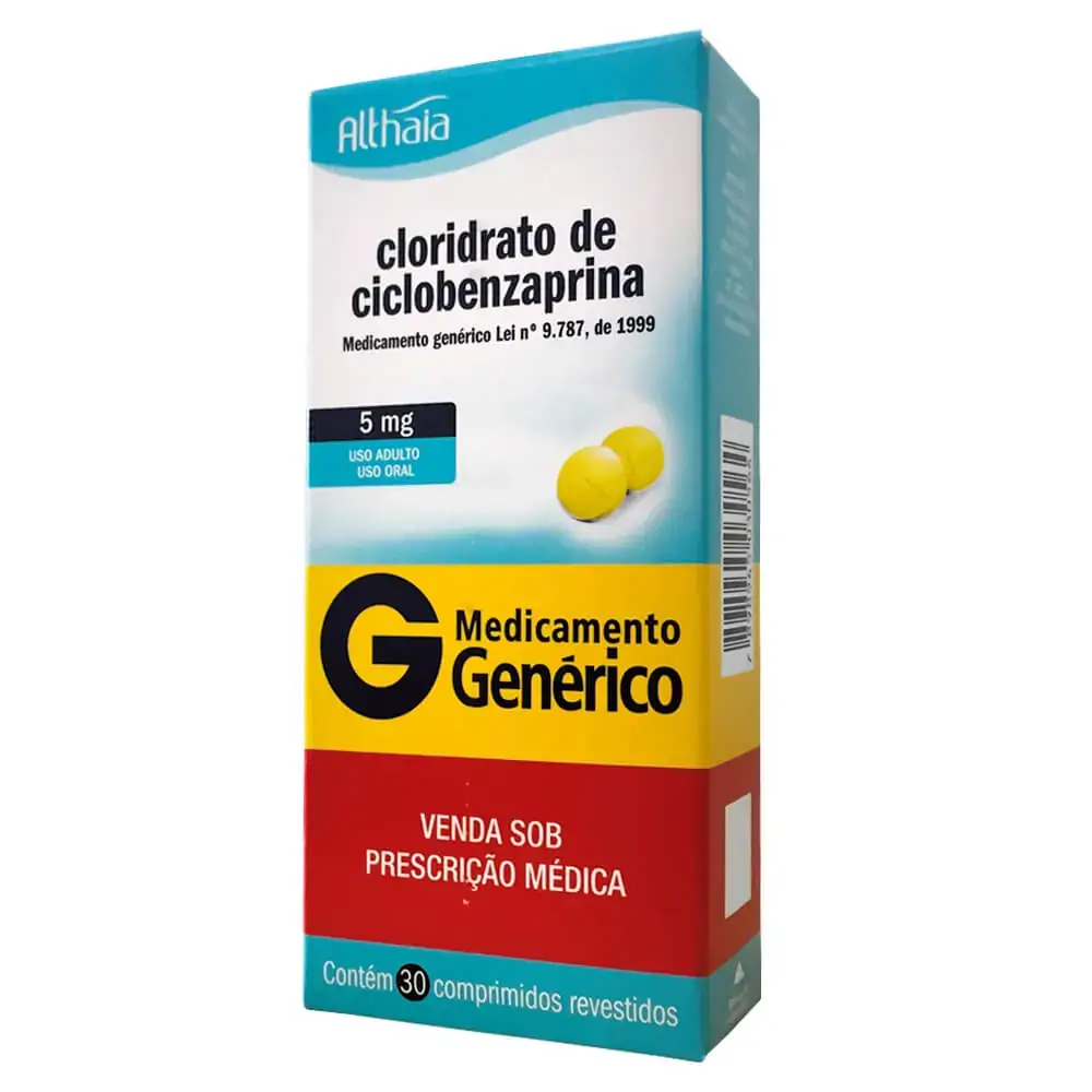 Cloridrato Ciclobenzaprina 5mg Bl X 30 Comp Rev