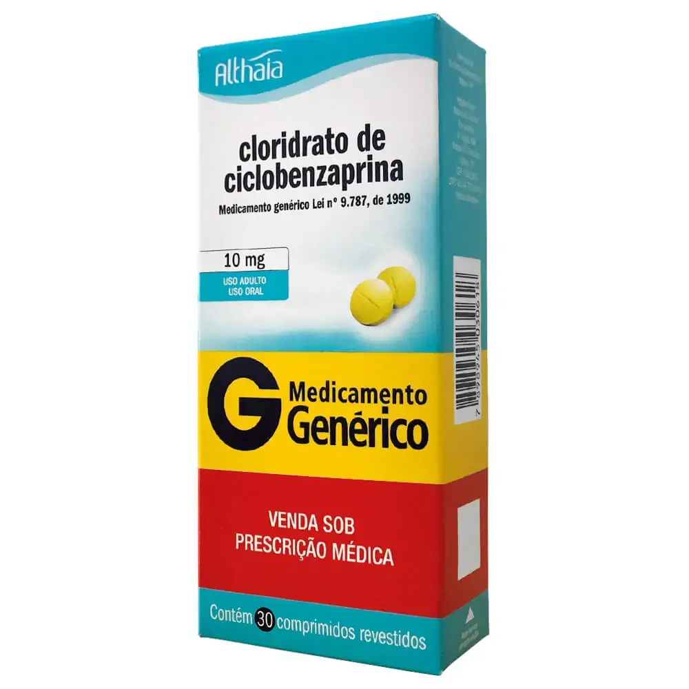 Cloridrato Ciclobenzaprina 10mg Bl X 30 Comp Rev