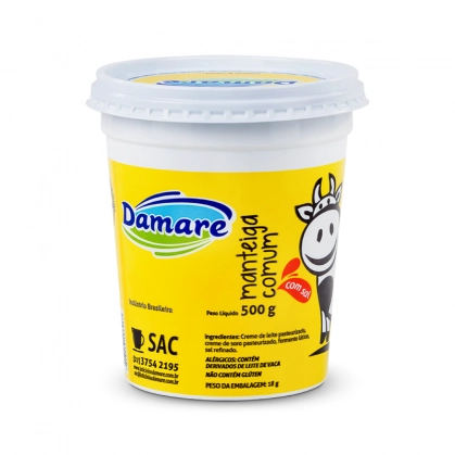 Manteiga Damare 500g