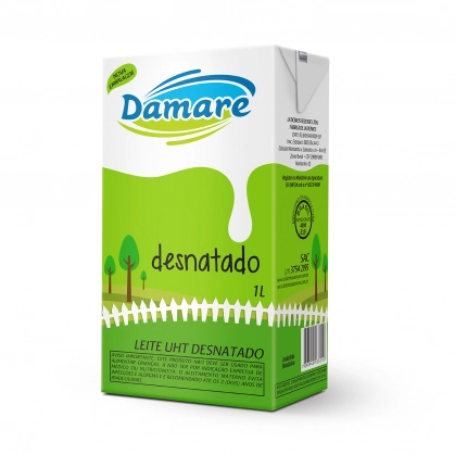 Leite Damare Desnatado 1l