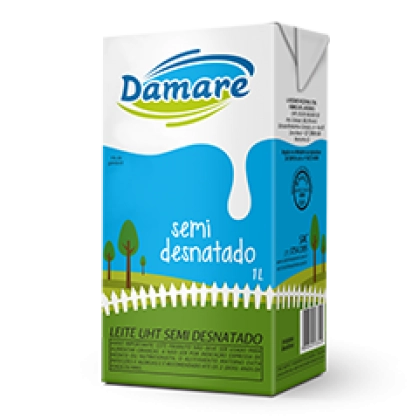 Leite Damare Semidesnatado 1l