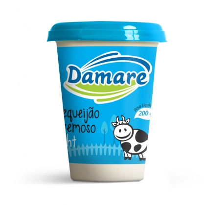 Requeijao Cremoso Light Damare 200g