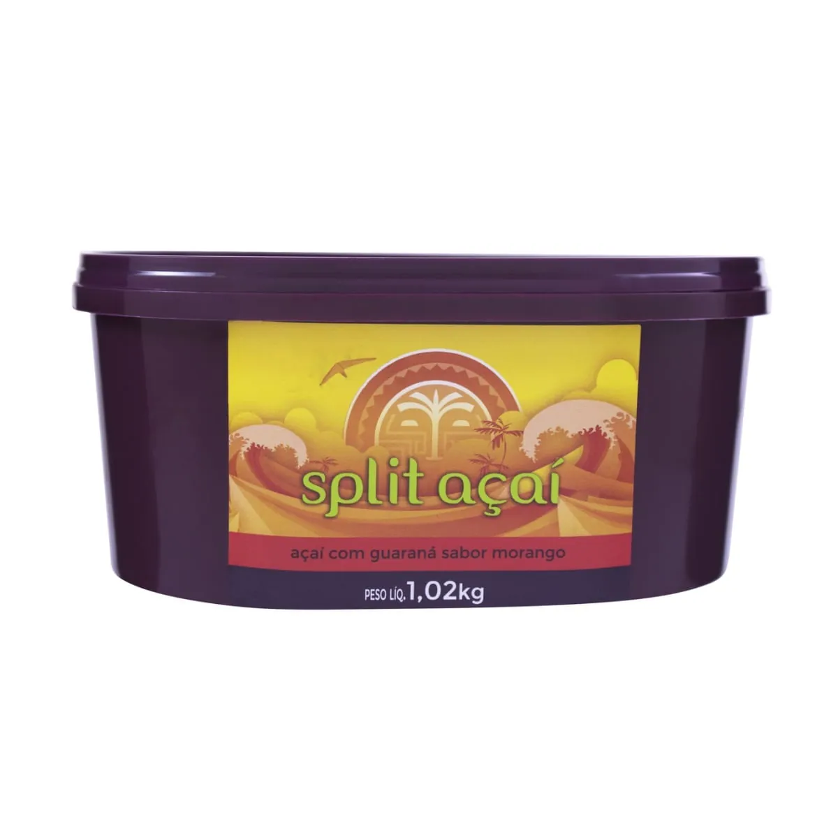 Açaí com Morango Congelado Split 1,02Kg