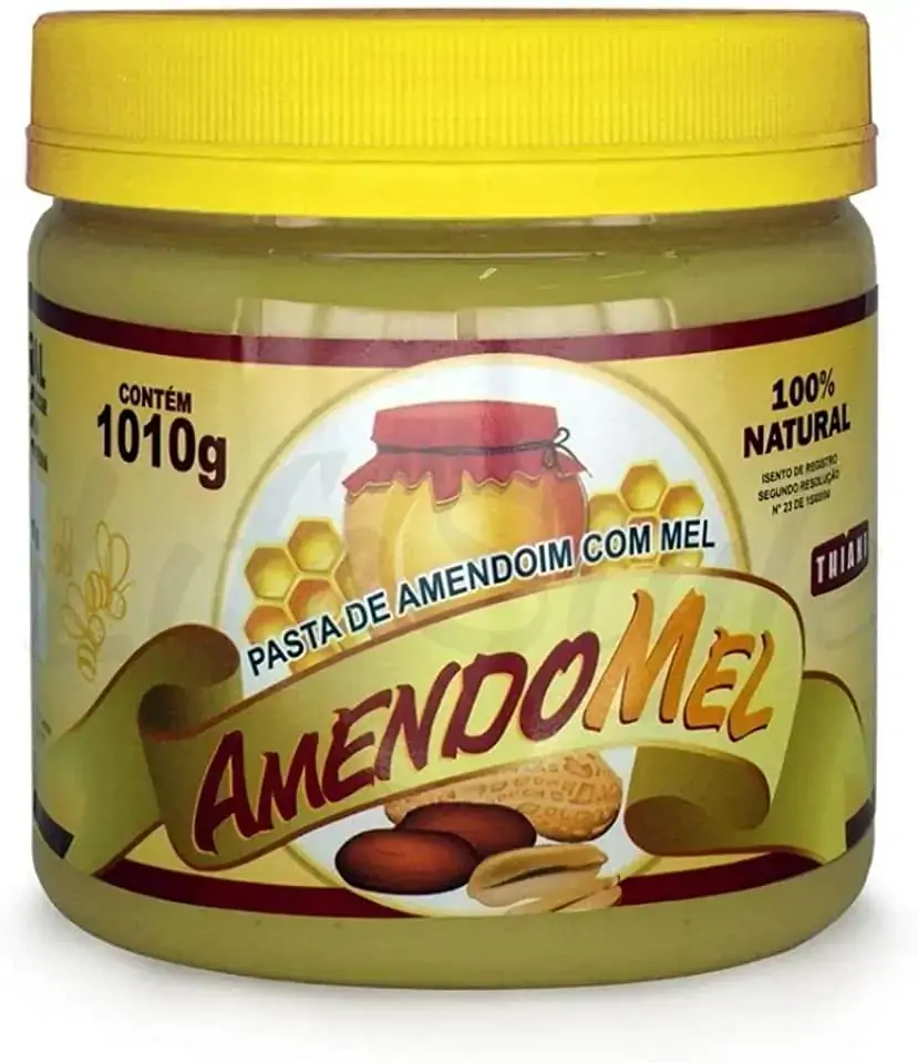 Pasta De Amendoim Com Mel Amendomel 500g