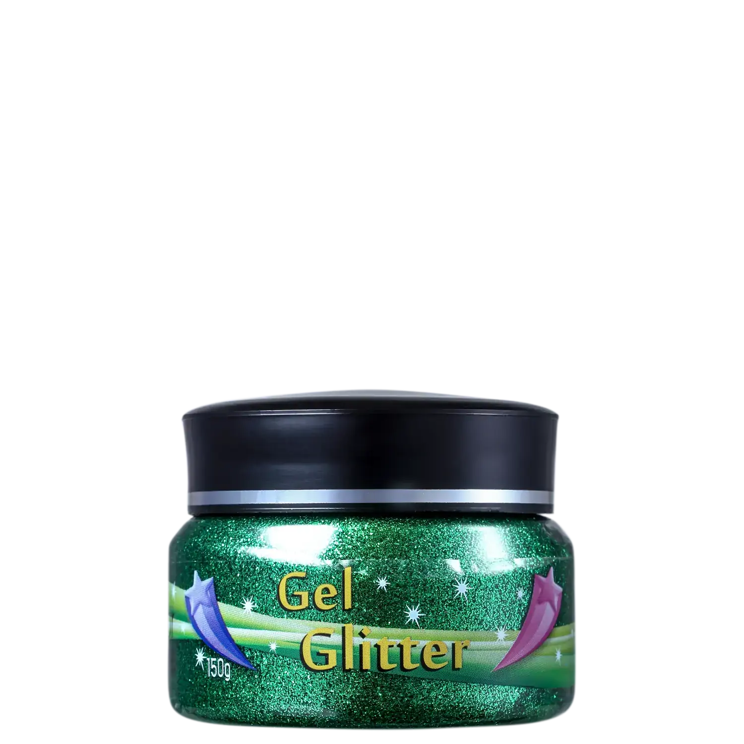 Gliter Gel 2607 15g Cx/12 Pt Verde Cm