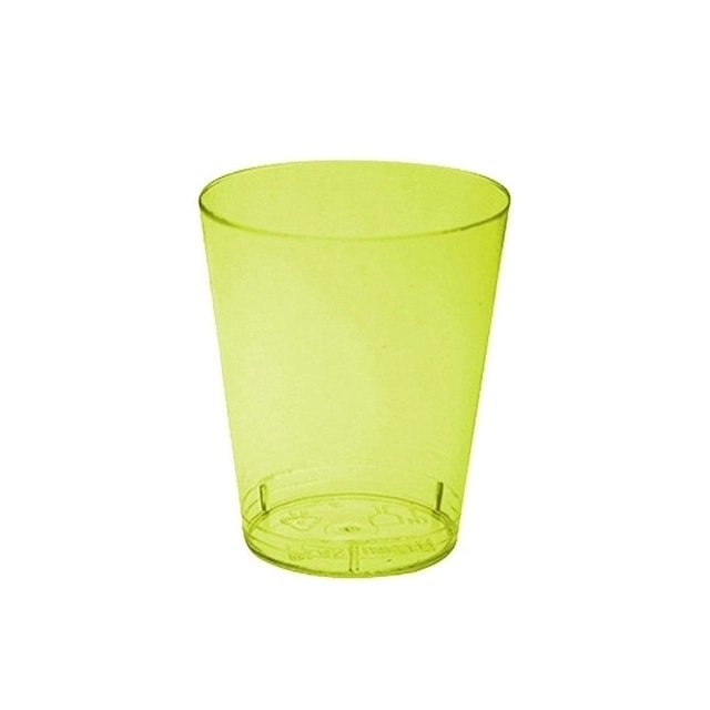 Copo Clean Mini Amarelo Limao 25ml C/10