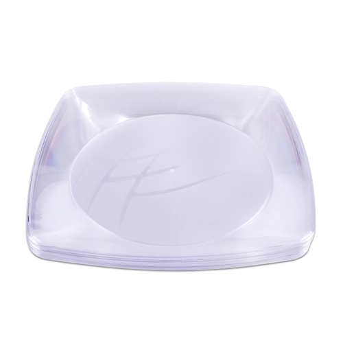 Prato Ref Clean Wave Quadrado Crist C/10