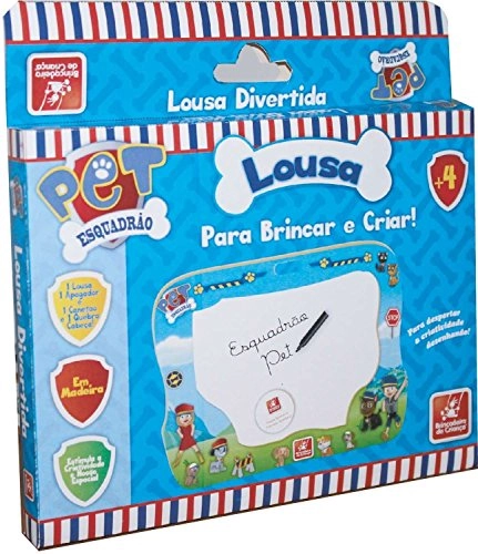 Lousa Branca Divertida Esquadrão Pet - Brincadeira de Criança