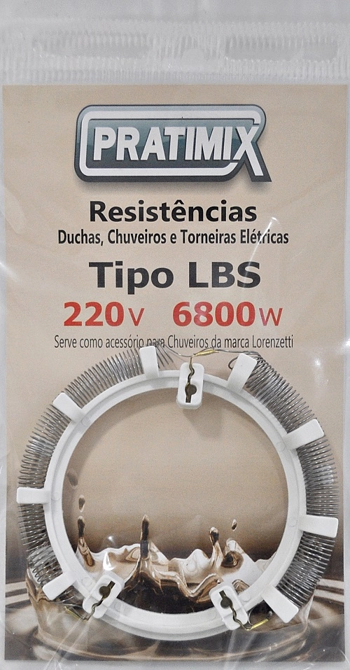 Resistensia Tipo Lbs Bella Ducha Pratimix 6800w